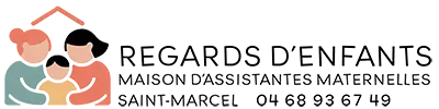Logo étendu de la MAM Regards d'Enfants à Saint-Marcel dans l'Aude